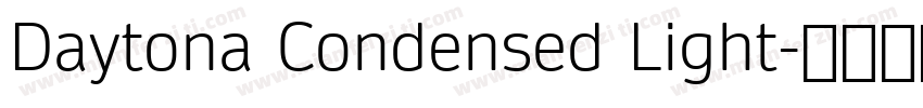 Daytona Condensed Light字体转换